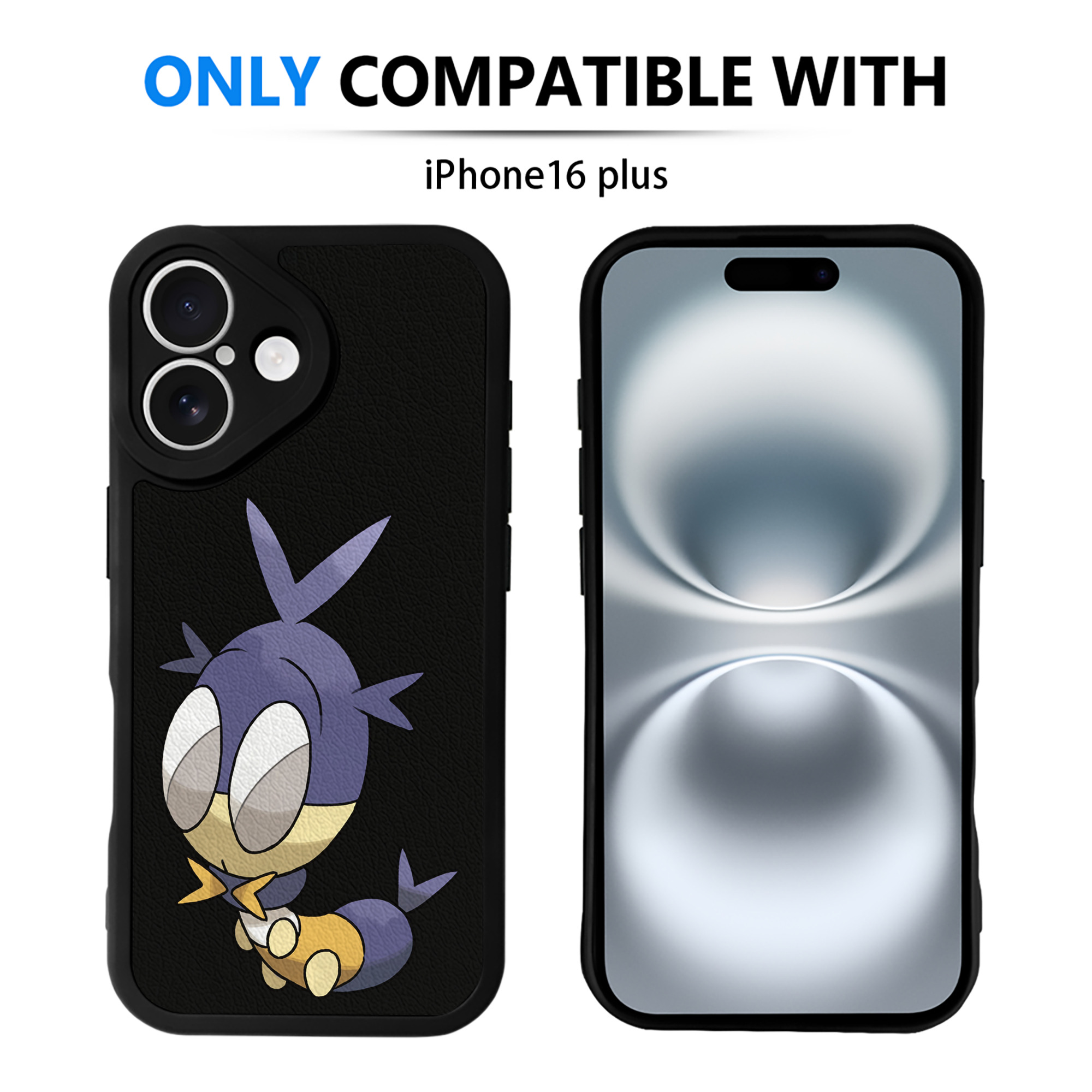 （画像用） ポケットモンスター Pokémon 【iPhone 16シリーズ対応】シリコンスマホケース（レザー調） 材質：シリコン